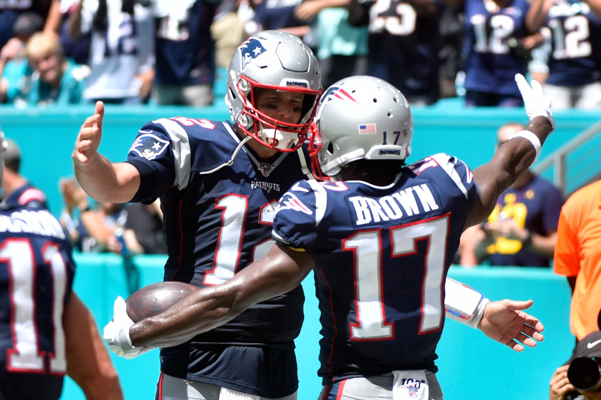 Patriots - Antonio Brown TD